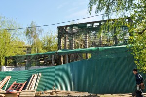 Павильон 'Шестигранник' ('Механизация') на 1-й Сельскохозяйственной и кустарно-промышленной выставке СССР