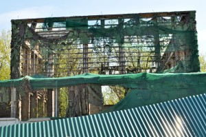 Павильон 'Шестигранник' ('Механизация') на 1-й Сельскохозяйственной и кустарно-промышленной выставке СССР